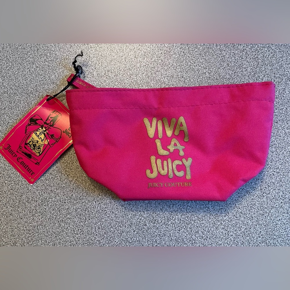 Juicy Couture Viva La Juicy Pink Make Up Bag NWT